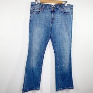 Levi's 545 Low Bootcut Medium Wash Blue Denim Flare Jeans Women's Size 36